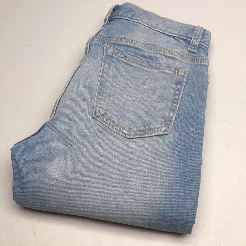 LIKE NEW GIRLS OLD NAVY ADJUSTABLE WAIST STRAIGHT LEG JEANS (GIRLS) 14x28 ⭐️
